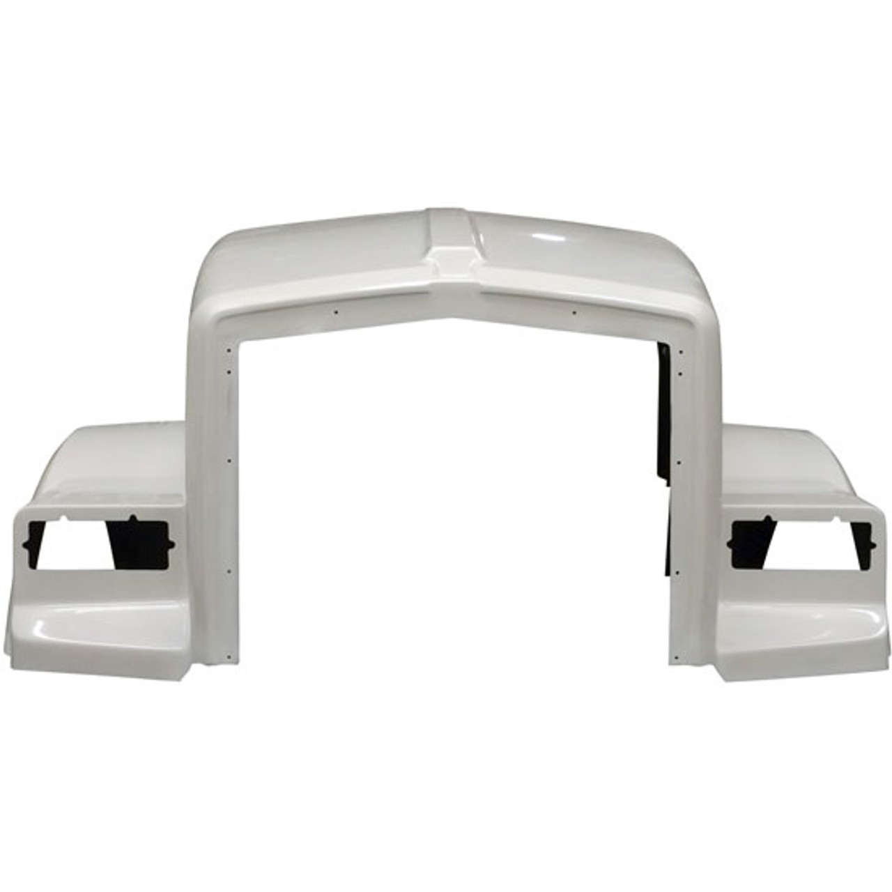 Kenworth T800 Flat Windshield Hood Fiberglass by Jones