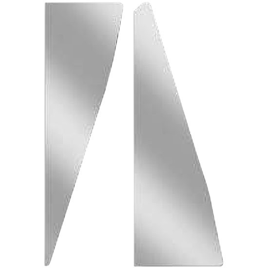 T800 Rear Window Trim Stainless Steel Dash Trim For Kenworth T800, T800 Curved Glass, W900 ...