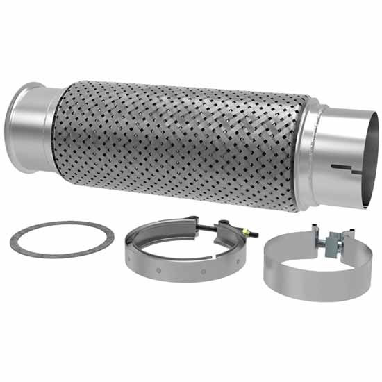 Exhaust Bellows W/ VBand Clamps & Gasket For Freightliner Columbia 112