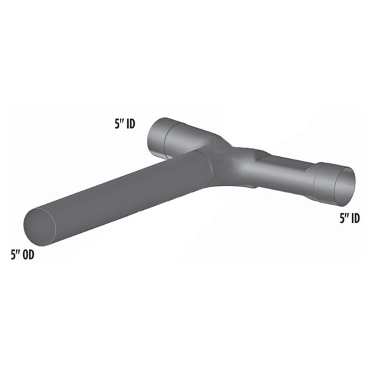 プレーヤー yuko Freightliner Classic, FLD Replacement Exhaust Y-Pipe