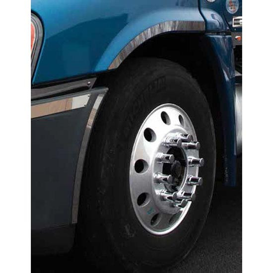 Stainless Steel Fender Outer Trim For Freightliner Cascadia 125 - 4 ...