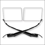 Kenworth T800 Windshield, Wiper & Roof Acc.
