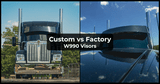 Factory vs Custom W990 Visors (The Glaring Differences)