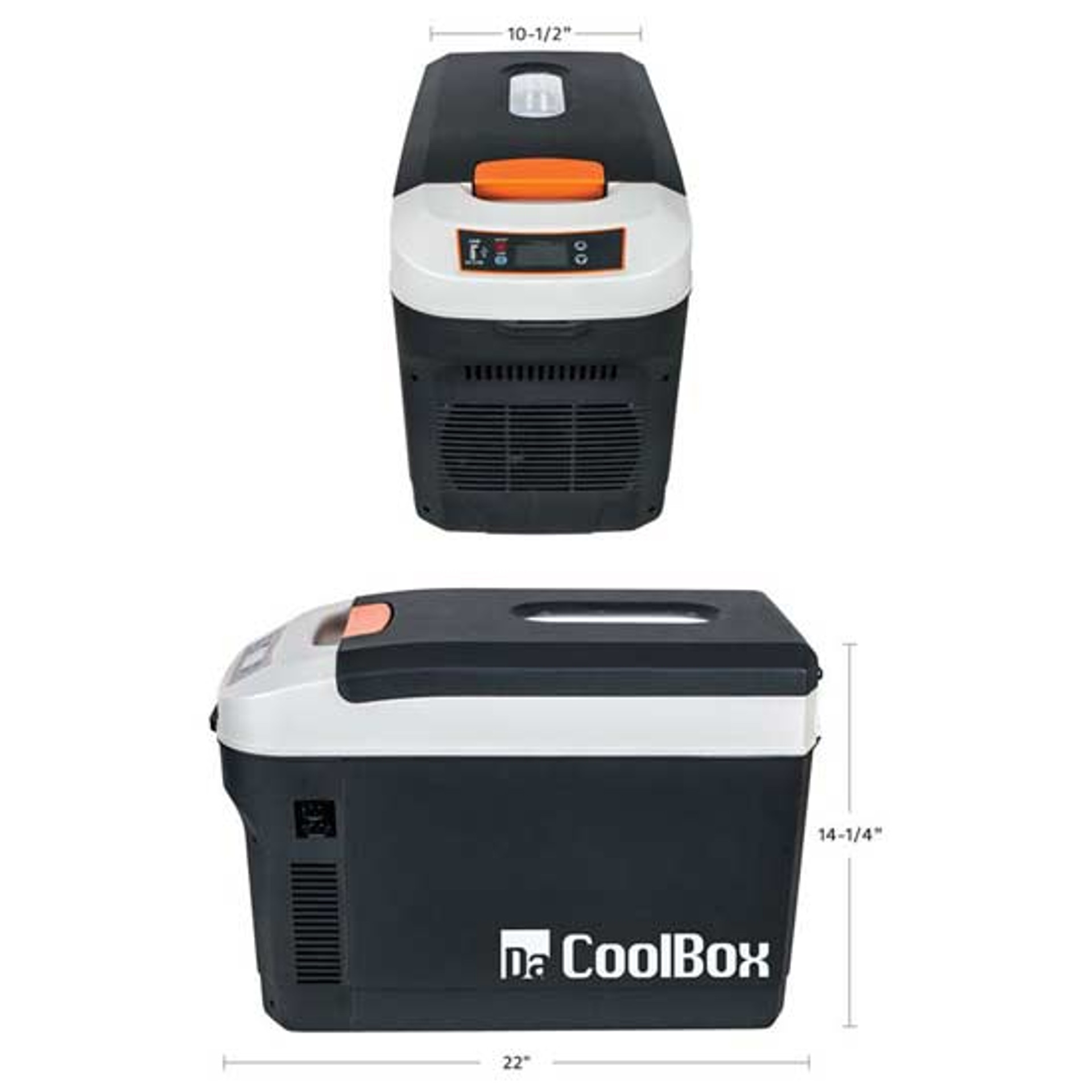 Portable 23 Qt/ 22 L CoolBox Thermoelectric Top Loader Electric Plugin