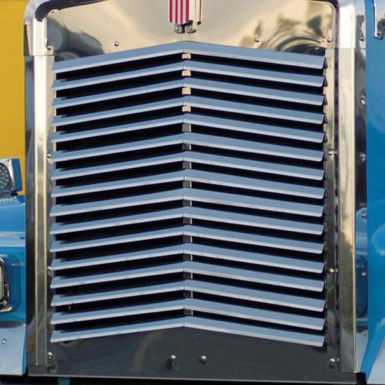 Stainless Steel Custom Grille Insert For Kenworth W900L & AeroCab 4