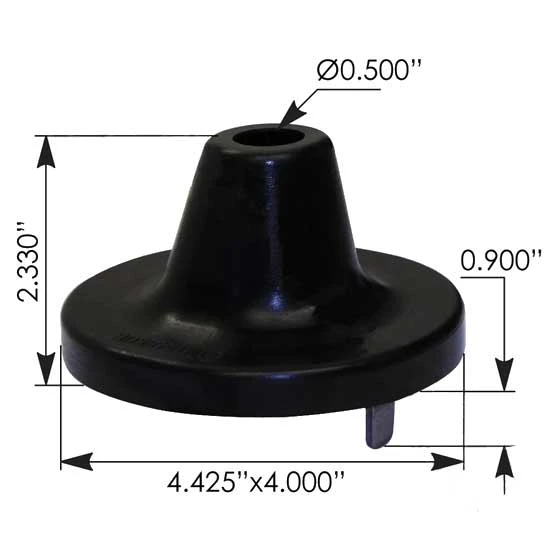 Poly Rear Hood Stop Bumper Replaces A18-59704-000 & A17-20868-000 For ...