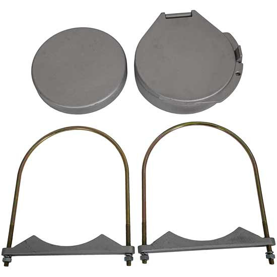 8 Inch Diameter PVC Conduit Carrier Kit For Ladder Racks 4 State Trucks