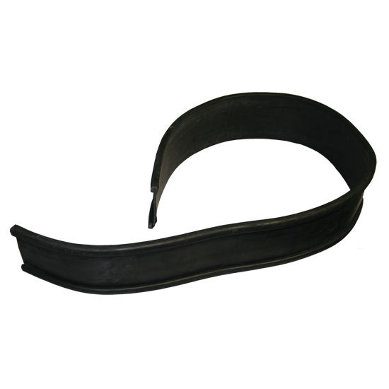 3 Inch Wide Rubber Fuel Tank Strap Liner W/ Lip Sold Per Foot by