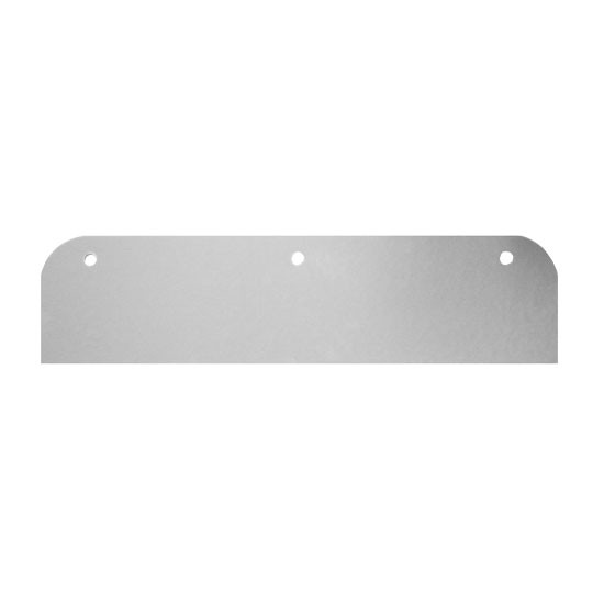 Chrome Shop Mafia 5" x 20" SS Wide Mounting Plate For WTI Fiberglass