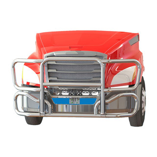 Stainless Steel Modular Bumper Guard W/ Mounting Brackets & Radar For Freightliner Cascadia 116/126 W/ OE Stainless Steel Bumper