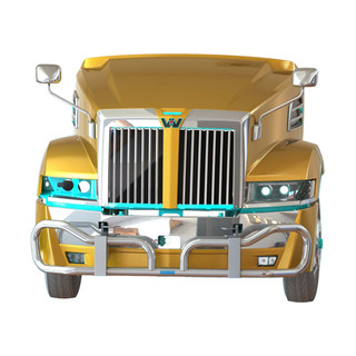 Stainless Steel Modular Bumper Guard W/ Mounting Brackets For Western Star 5700