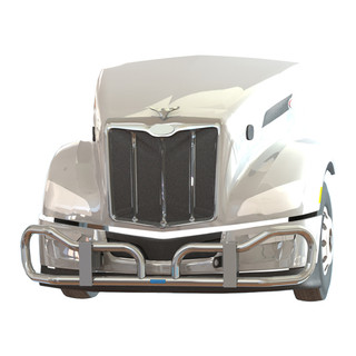 Stainless Steel Modular Bumper Guard W/ Mounting Brackets For Peterbilt 579