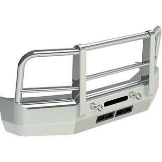 Herd Aluminum Aero LT Plus 2 Post Grille Guard W/ 2.5 Inch Tubes For Dodge Ram 2500/3500