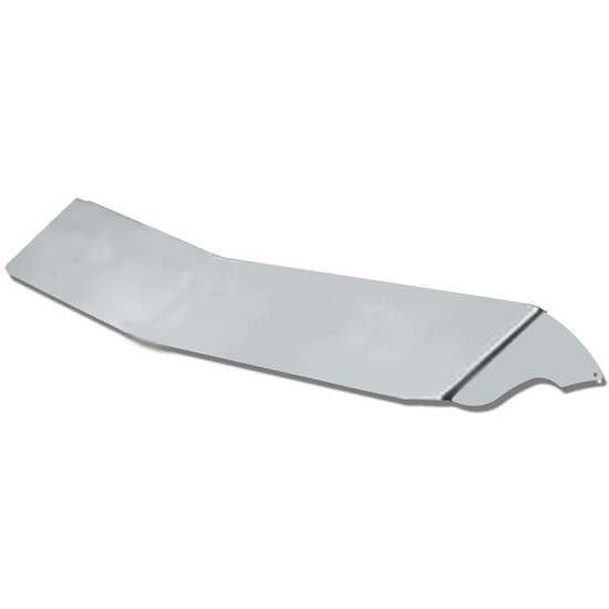 14 Inch Stainless Steel Drop Visor For Raised Roof Peterbilt 579