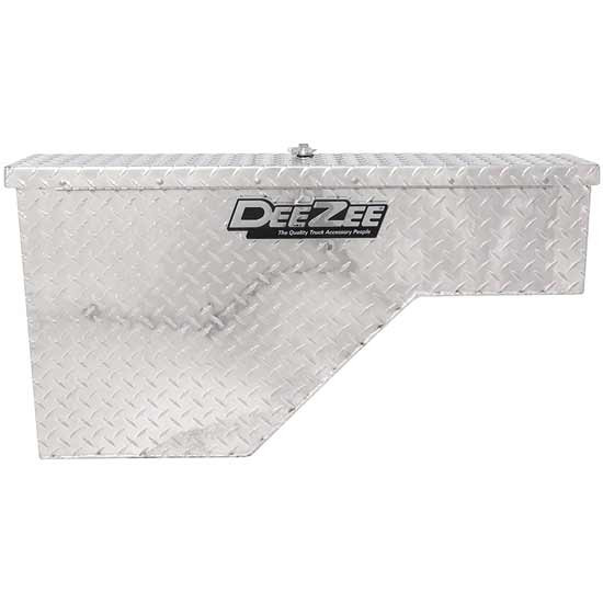 Driver Side Aluminum Wheel Well Tool Box- 37 X 7.75 X 19.5 Inch For Ford
