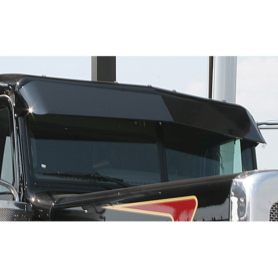 CSM 10 X 12.5 Inch Aluminum Bowtie Visor For Peterbilt 300 Series