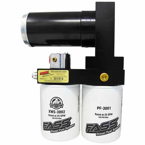 FASS Titanium Signature Series Diesel Fuel Lift Pump 240GPH At 60-65PSI For Ford Powerstroke 7.3L and 6.0L 1999-2007