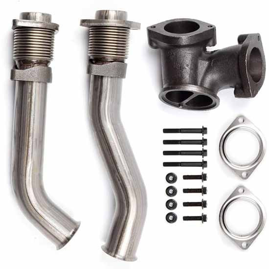 Turbocharger Up-Pipe Kit Replaces 1816103C1, 1820747C1, 1827228C1 For Ford, International