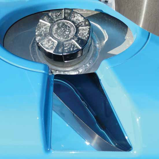 Stainless Steel Fuel Fill Trim For International ProStar 2008-2018 - Pair