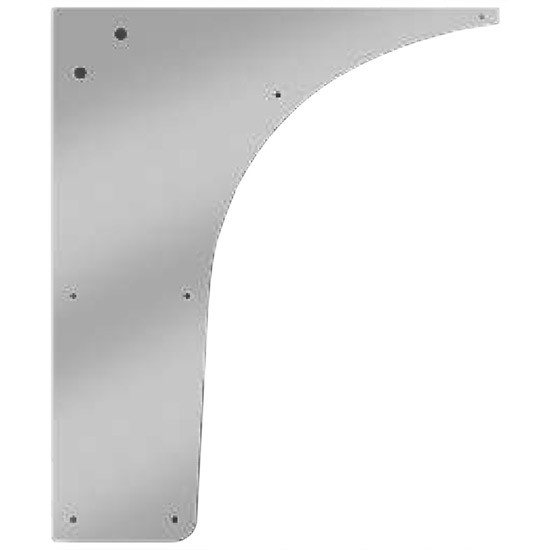 Stainless Steel Blank Cowl Panels For International 9900iX 1999-2011