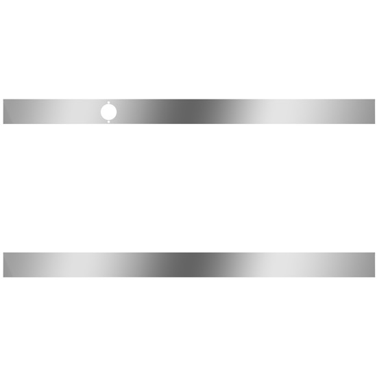 44 Inch Stainless Steel Blank Cab Panels W/ Block Heater Plug For International 9300