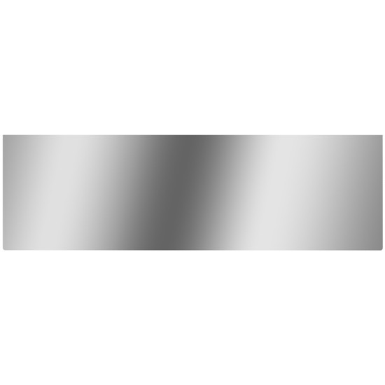 Stainless Steel Blank Sleeper Extension Panels For International 9200, 9300, 9400, 9900