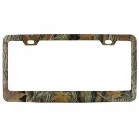 Metal Camouflage Print License Plate Frame