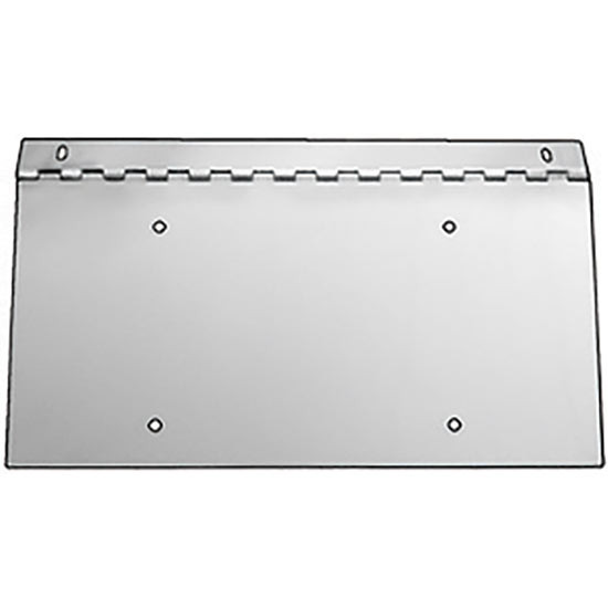 Stainless Steel 304 Hinged Single License Plate Holder