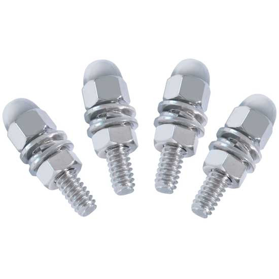 Mini Chrome Acorn Fastener Set