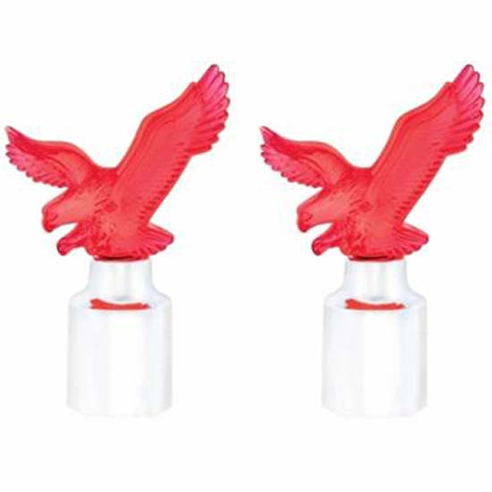 Chrome Bumper Guide Top W/ Red Eagle Lens