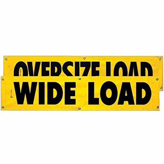 18 X 84 Inch Heavy Duty Oversized Load / Wide Load Double Sided Banner