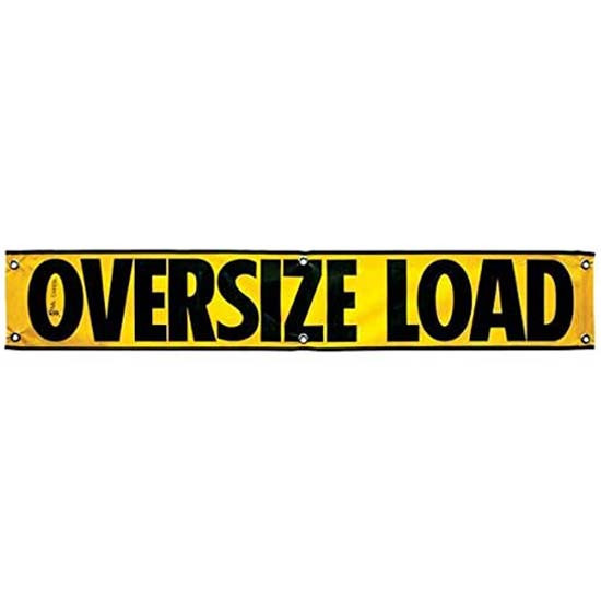 12 X 72 Inch Heavy Duty Oversize Load Sign