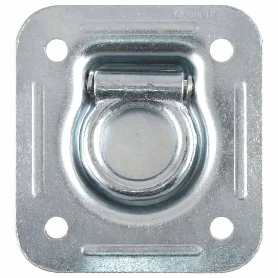 1-1/2-Inch Steel Recessed Trailer Rope Ring Tie Down Anchor 5,000 lbs Capacity
