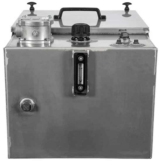 Stainless Steel 30 Gallon Reservoir W/ 50 GPM Return Line
