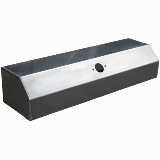 CSM Air Line Box Smooth Aluminum W/ Hole For Single Electrical Plug Hole