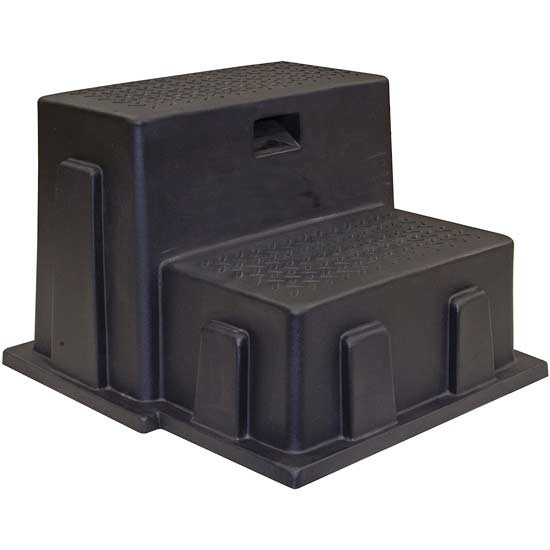 24 X 21 X 16 Inch Black Polymer Portable Utility Step