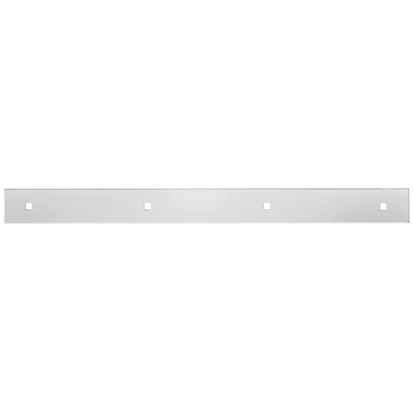 Stainless Steel Top Mud Flap Plate W/ Bolt Thru Mounting Stud