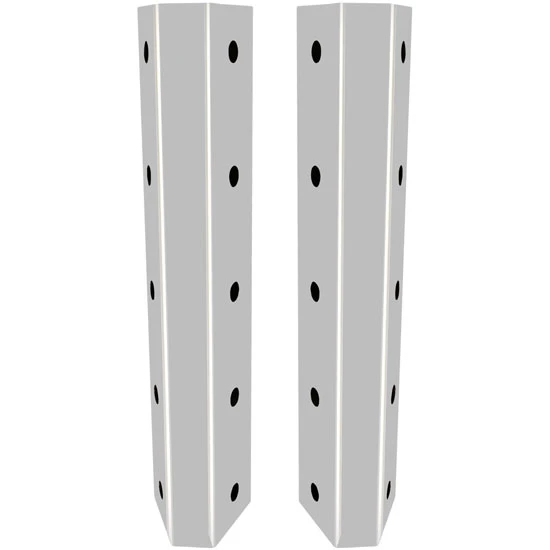 CSM Front & Rear AC Panels W/ Holes For Bulkhead Style LED Lights For Peterbilt