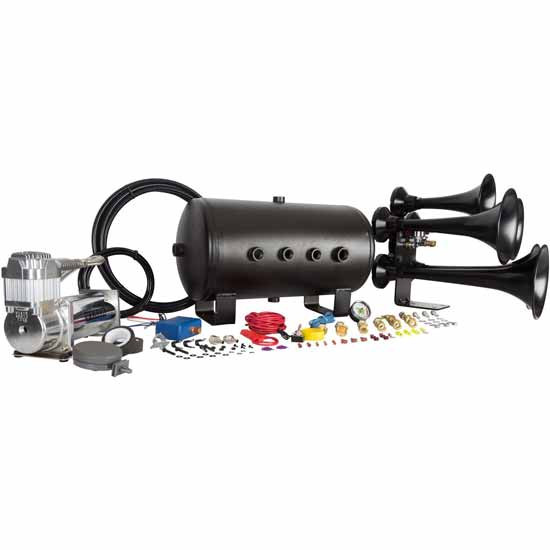 HornBlasters Katrina 540 Train Horn Kit With 5 Gallon 200 PSI Onboard System