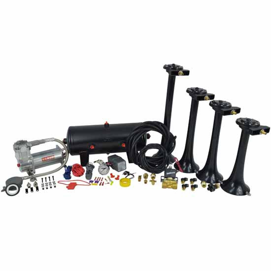 HornBlasters Conductors Special 232 Train Horn Kit - Honking W/ Light Pneumatic