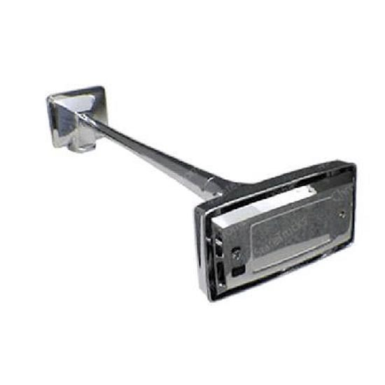 Chrome Square Genuine Hadley Air Horn 26 Inch W/ Pedestal & Front Cover