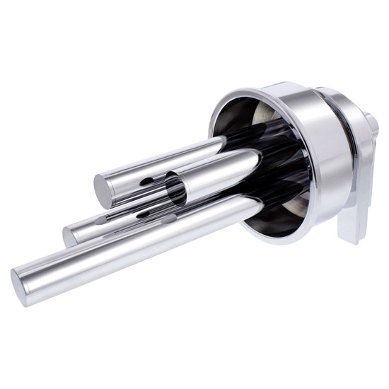 Chrome Plated Train Whistle, 5 1/2 x 5 x 13 1/8 Inch