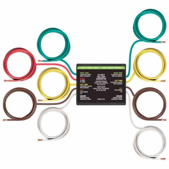 3-To-2 Wire 24-Volt Splice-in Taillight Converter For 24V Automotive Systems,Trucks, Busses, Cab Chassis