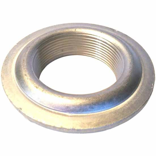 2 inch NPT Female Aluminum Weld On Full Round Flat Flange
