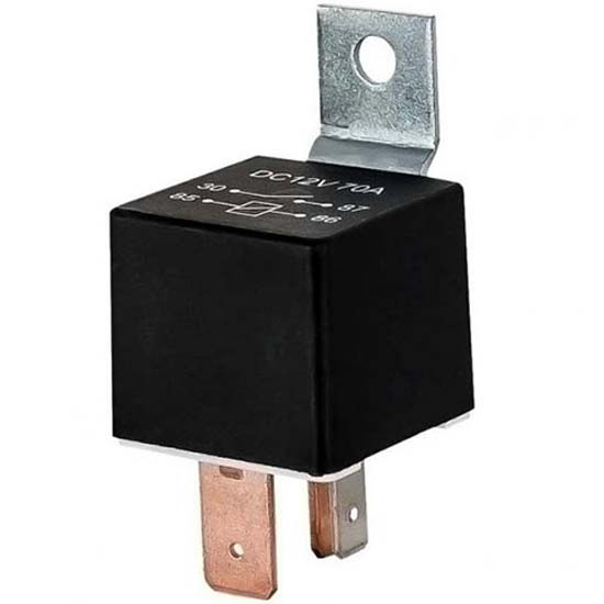 BESTfit 70 Amp 12V 4 Terminal Carrier Relay With Diode Protection - Replaces 10-00328-00