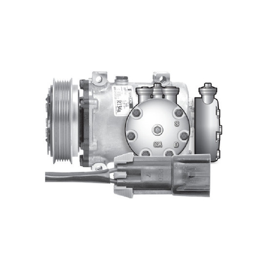 BESTfit AC Compressor With Clutch Seltec QP7H15-4424 - Replaces F69-6001-122