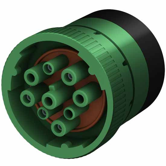 Bully Dog 9 Pin Diagnostic Plug For 2016-Newer J1939 Type 2 Plug System