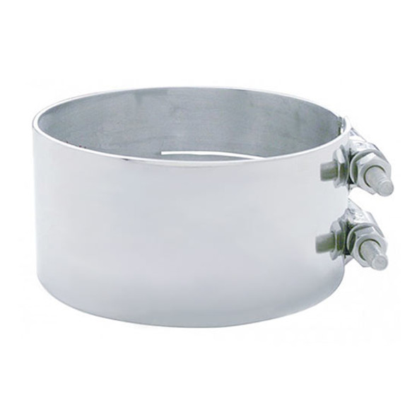 8 Inch Chrome-Plated Steel Wide Exhaust Clamp Replaces 50BJ-800SCP by BESTfit