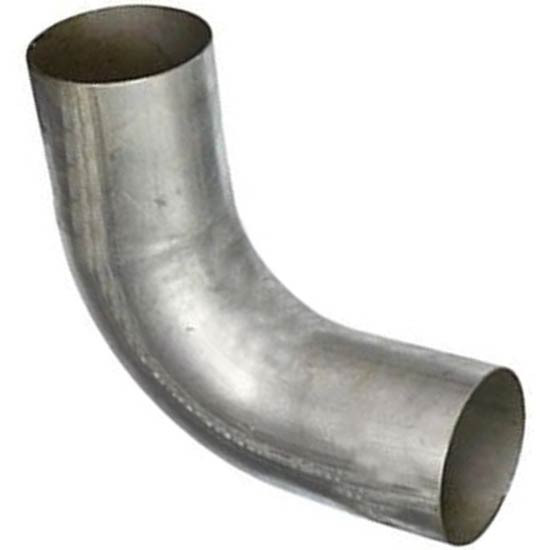 BESTfit 4 OD X 10 Inch OAL 90 Degree Aluminized Steel Elbow