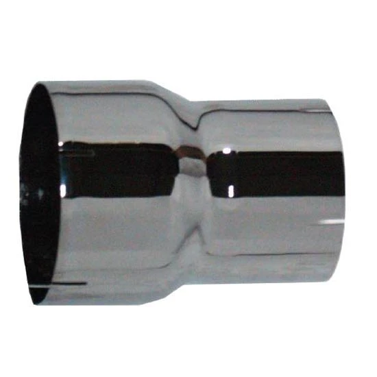 BESTfit Chrome Exhaust Adapter Reducer 7 OD X 5 OD X 8 Inch